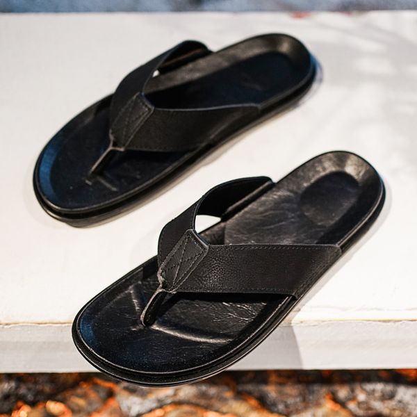 

miller designer flip-flops new rubber slippers sandals floral brocade men's and women's slippers flat slippers fashion striped bea, Black