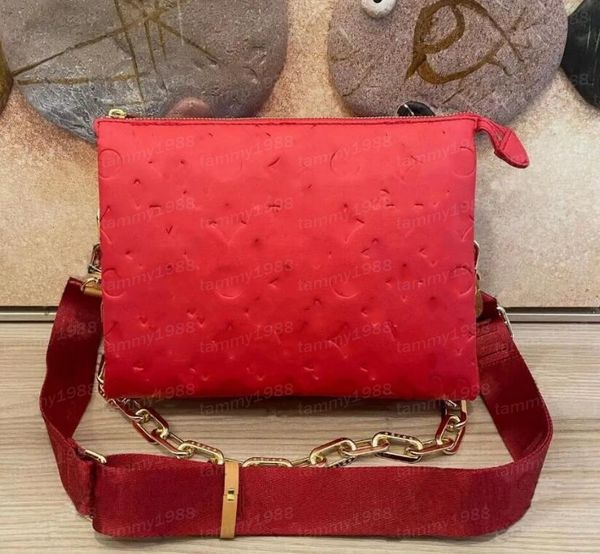 

10a genuine leather designer bag coussin pm designer bag fashion womens crossbody bag luxury pouch simple design chain baguette bag shoulder