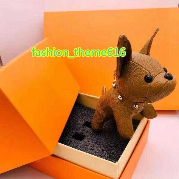

2021keychains fashion key buckle purse pendant bags dog design doll chains keybuckle keychain 4 color quality, Silver