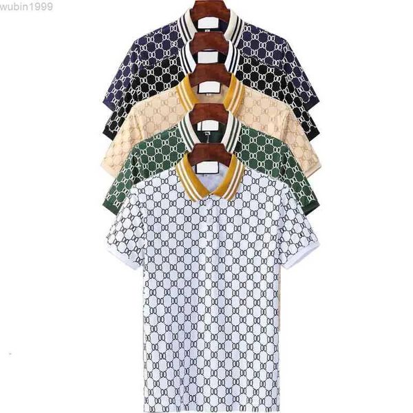 

2023 men's fashion polo summer men's clothing shirt luxury italian t-shirts short sleeve casual summer t-shirt various colors avai, White;black