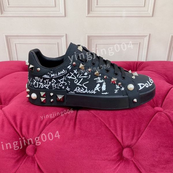 

new designer men women open sneakers casual shoes platform vintage white pink beige sports breathable skate trainers mens shoe 36-45, Black