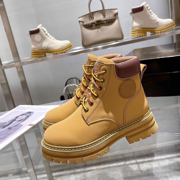 

fashion spring and autumn women short boots designer beauty comfortable and safe denim boots vintage leather lacing work popular martin boot, Black