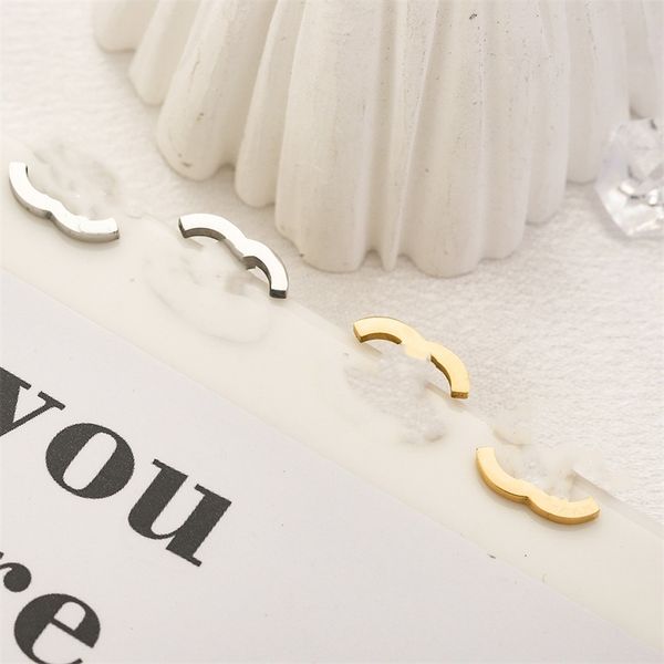 

2023 luxury designer earrings designers c letters 18k gold plated silver ear stud womens geometric earring for wedding party jewerlry access, Golden;silver
