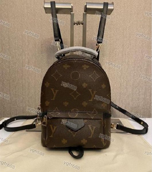 

designer bag fashion backpacks style pu leather palm spring mini size women bags children school bags backpack springs lady travel bag handb