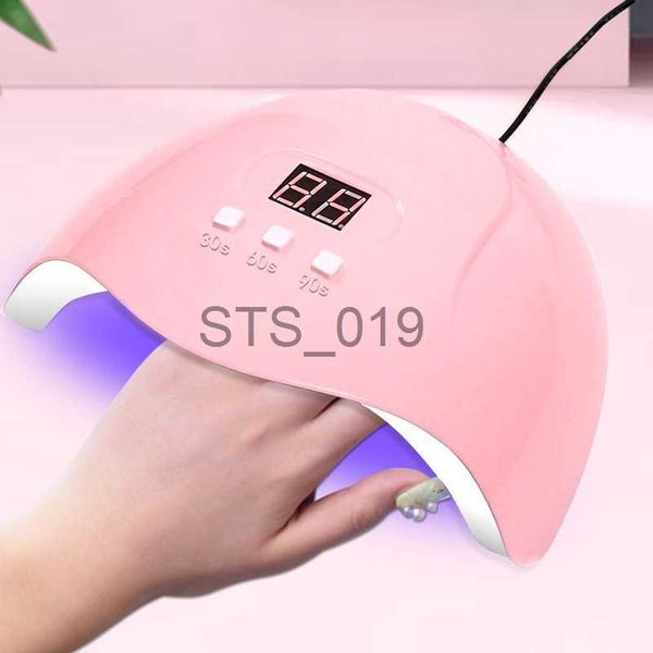 

nail dryers 54w uv led lamp nail dryer for all types gel varnish polish curing 18pcs leds lamp for nail manicure machine usb connector x0828