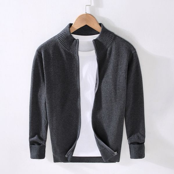 

men's sweaters 8505 men knitted sweater cardigan slim fashion basic business casual gentlemen british style simple vintage handsome kni, White;black