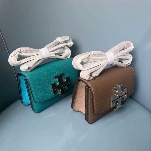 

13% off bag 2024 new launch designer handbagearly launch tb women's new litchi pattern one shoulder gold brick with clean and stylish b