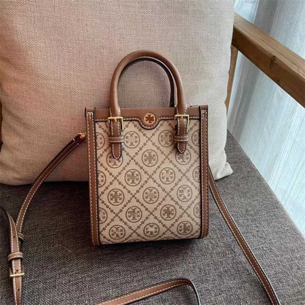 

26% off bag 2024 new launch designer handbag early launch tb classic jacquard vertical style tote portable one old flower mini score
