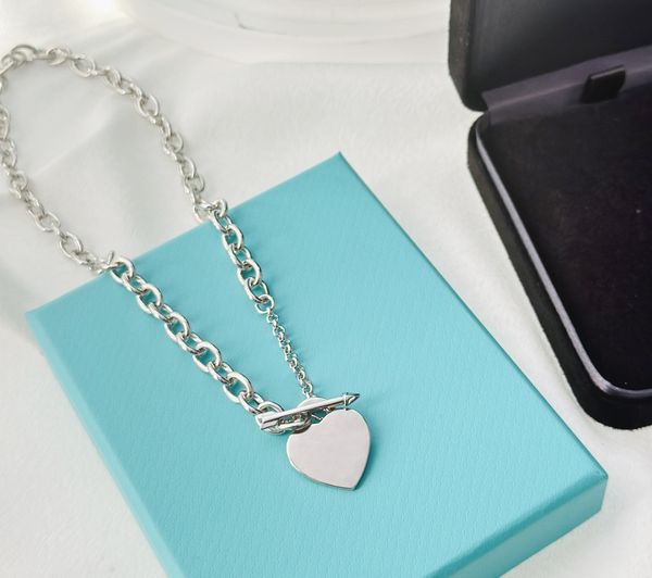 

women necklaces fashion classic necklace ladies chains and girls valentine's day mother's day engagement jewelry, Silver