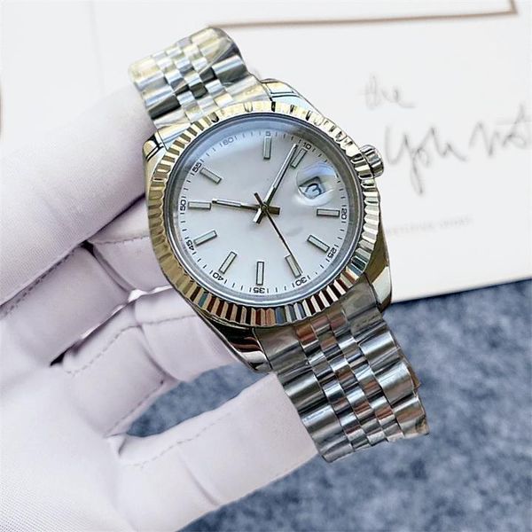 

fashions watch wrist designer automatic watches sapphire 31 36 41mm mechanical stainless steel luminous lovers montre fakes movem, Slivery;golden