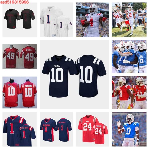 

ole miss rebels football jersey 56 reece mcintyre 36 ashanti cistrunk 84 qua davis 79 curne 58 demarcus smith 23 khari coleman 14 demarko wi, Black