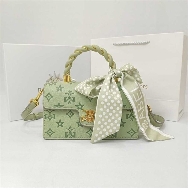 

light luxury, fresh sweet twist embossed skew across small green 65% off store sales