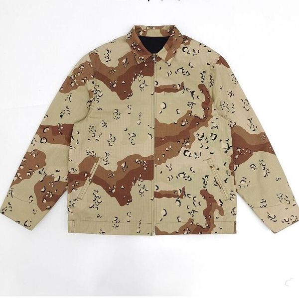 

spring summer men's plus size outerwear & coats print washed jacket, Black;brown