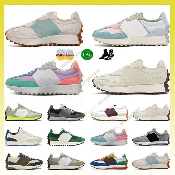 

designer new men running shoes 327 aluminum bandier black blue red mens sneakers light beige casablanca black pink turtle dove womens sports