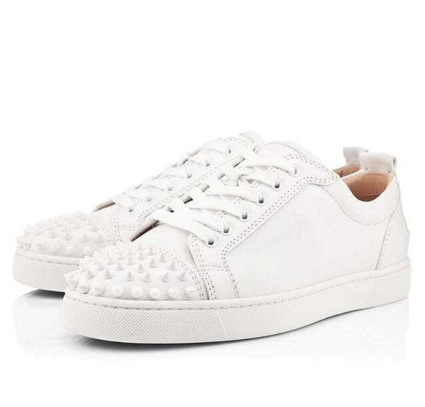 

designer low dress shoes men black white camo green glitter grey rivets leather suede mens fashion spikes office career wedding trainers