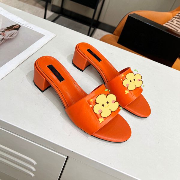 

designer orange fashion slippers female summer flat luxury outside leather sandals genuine leather of the beach tourism word slipper ladies, Black