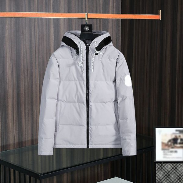 

mens down jackets homme outdoor men winter coats jassen outerwear hooded fourrure manteau down jacket coat hiver parka, Black