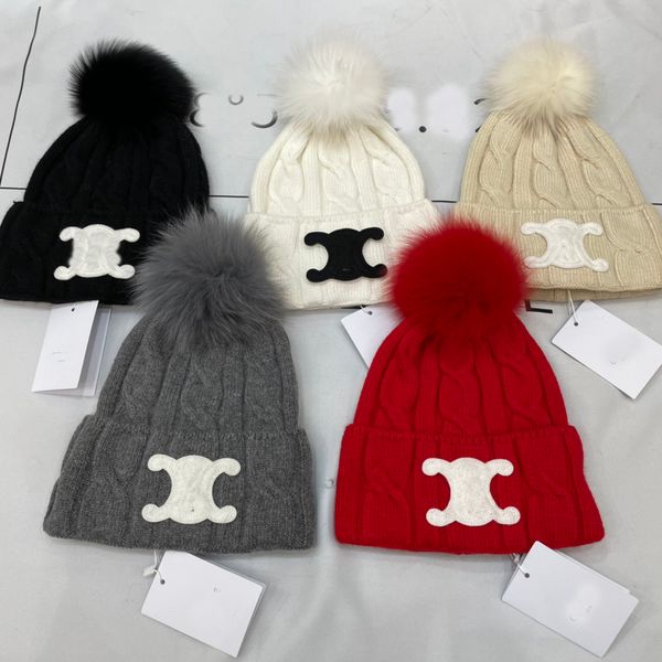 

classic designer winter children's hats fashion design knitted hats autumn wool hats letter jacquard warm skull hats-a3, Blue;gray