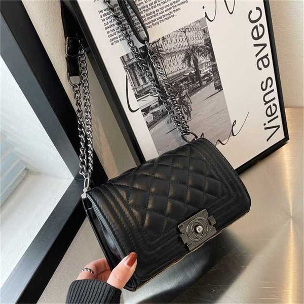 

26% off bag 2024 new launch designer handbag s women's trend korean versatile small fresh lingge embroidered thread chain