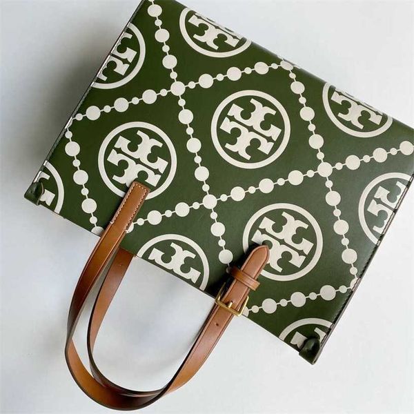 

13% off bag 2024 new launch designer handbagearly launch new cowhide printed one shoulder handheld fashion trend double sided tote