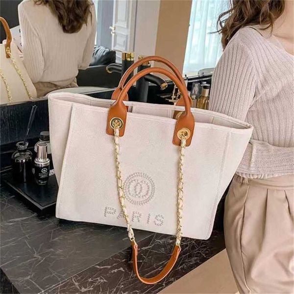 

fashion classic beach bags women handbags pearl evening bag female canvas portable luxury trend big handbag ladies backpack pxjm 65% off sto