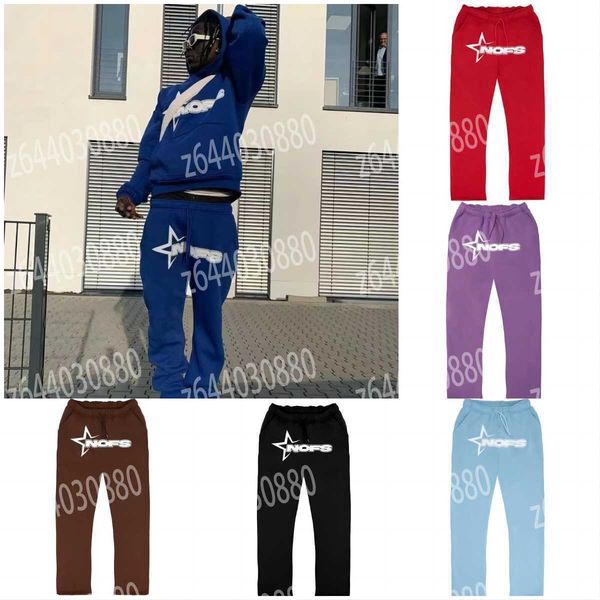 

mens tracksuits selling explosions nofs pattern printed trousers men y2k punk harajuku gothic hiphop wideleg slim pants street wear we stree, Black