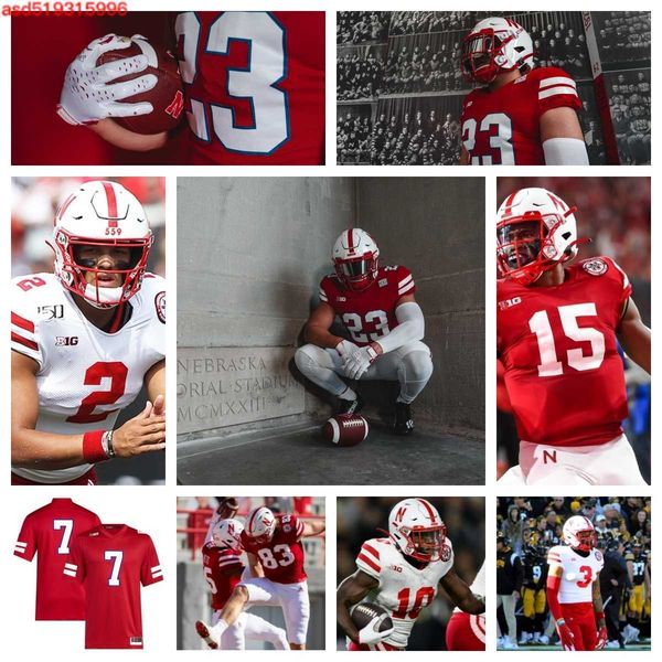 

nebraska cornhuskers football jersey 89 arik gilbert 48 mj sherman 69 turner corcoran 81 malachi coleman 24 thomas fidone ii 34 collier jr., Black