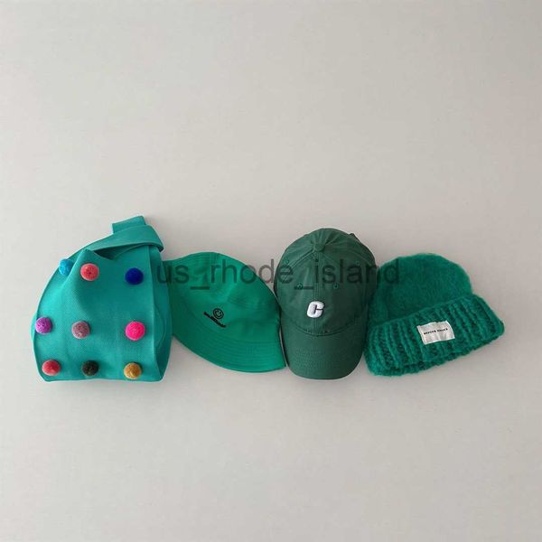 

caps hats 2023 green baby hat bag spring autumn boys girls korea kids baseball cap kids accessories x0828, Yellow