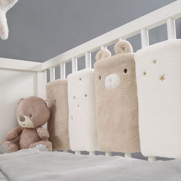 

bed rails plush bedding set accessories infant crib bumpers chic cotton protector decoration room stuff 230826