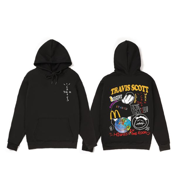 

Autumn Fashion Long Sleeve Letter Print Thick Hoodie Streetwear Woman Pullover Sweatshirt Loose Man, Red