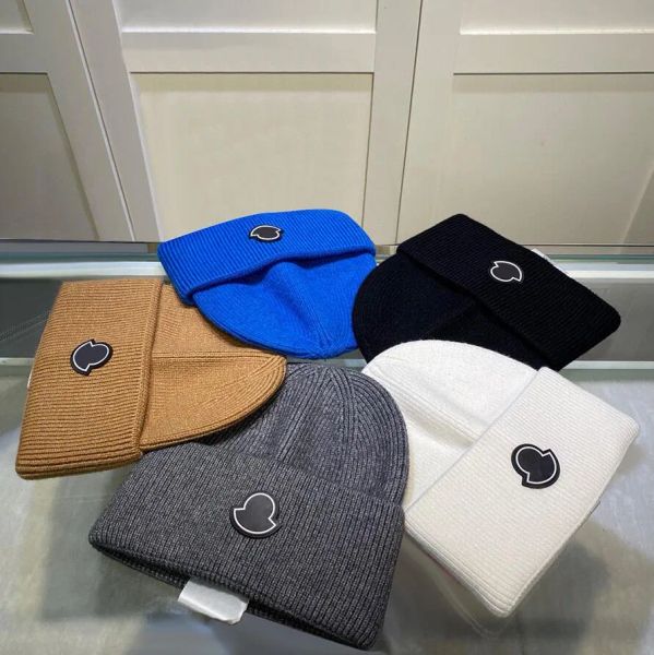 

knitted beanie men beanies designer hats caps men women hats luxury brand 2023 fashion autumn winter warm mon skull caps casquette 02, Blue;gray