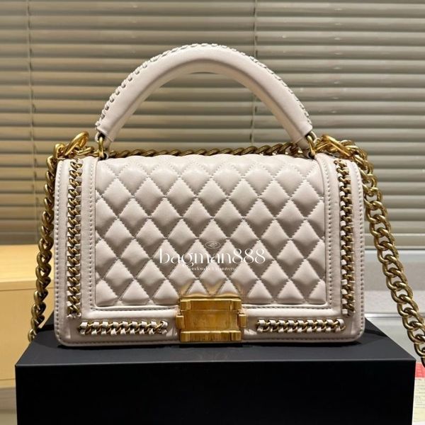 

designer bag shoulder bags handle totes luxury handbag quilted fashion vintage caviar women lambskin leather flap wallet clutch chain cross