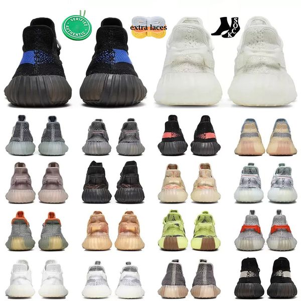 

with box running shoes sports sneakers white yellow black red trainers 36-47