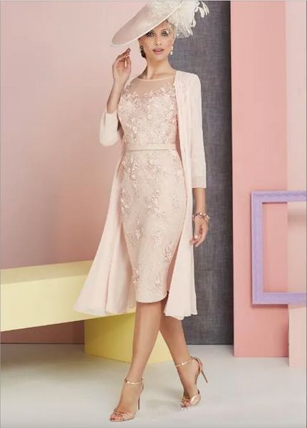 

beautiful mother of the bride dress with jacket evening wear sheer bateau 3/4 sleeves lace tulle floral appliques evening party dresses, Black;red