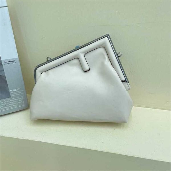 

22% off bag 2024 new launch designer handbag spring niche design single crossbody with shaped clip mouth texture underarm