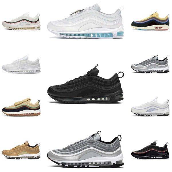 

max 97 trainers mens casual shoes mschf x inri jesus undefeated black crucifix silver bullet triple white metalic runner airs sean wseparate