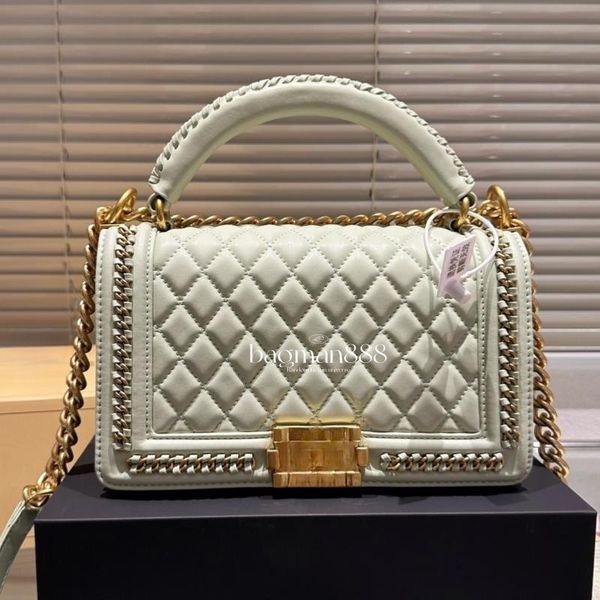 

totes designer bag shoulder bags luxury handbag quilted vintage caviar women lambskin leather flap wallet clutch gold chain shoulder bags cr