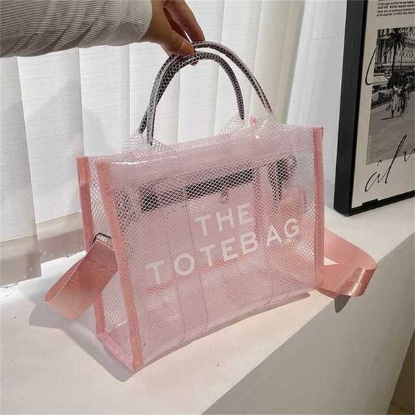 

20% off bag 2024 new launch designer handbag customized plastic transparent jelly with letter printing that can be printed