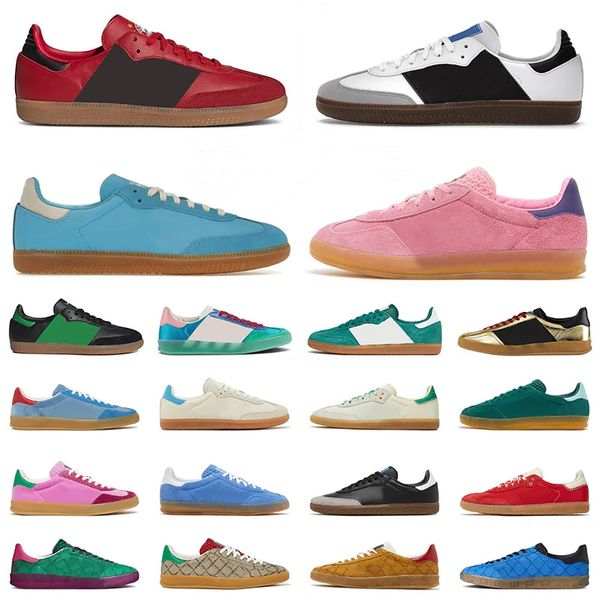 

2023 designer running shoes women's men's leather lace-up fashion sneakers white black grey women's luxury velvet suede men&#