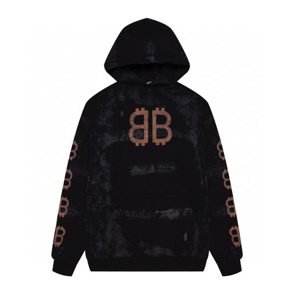 

men's plus size hoodies & sweatshirts letter knitted sweater in autumn / winter 2022acquard knitting machine e custom jnlarged detail c, Black;brown