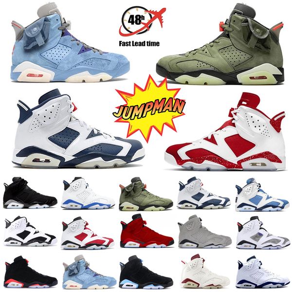 

new vi 6 6s men basketball shoes mint foam midnight navy university blue electric green bordeaux hare unc infrared white red oreo hombre spo