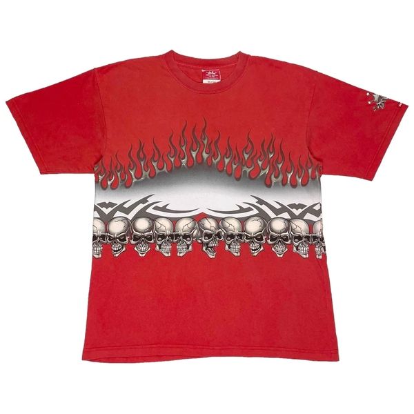 

women's t-shirt jnco t shirt y2k hip hop retro skull graphic print red oversized tshirt men women harajuku fashion gothic streetwear 2, White