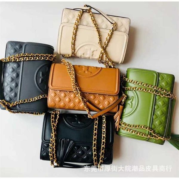 

12% off bag 2024 new launch designer handbag early launch tb new version sheepskin rhombus chain shoulder messenger women's