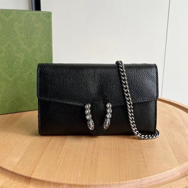 

new designer bag shoulder bags totes chain mini bag luxury 2 gs marmont & vintage handbag genuine leather versatile portable diagonal crossb