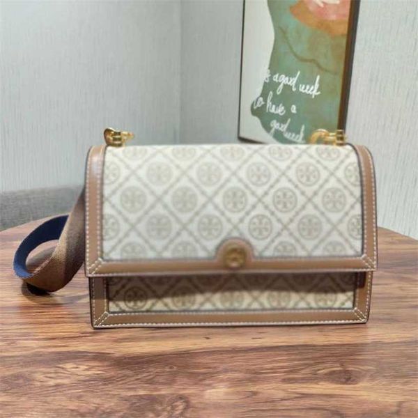 

18% off bag 2024 new launch designer handbag early launch tb new flip organ casual old flower one cross shoulder jacquard diamond mesh small