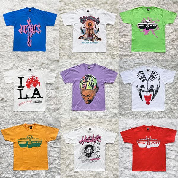 

hellstar short men's tees hellstar studios recursion tee sanskrit letter flame t-shirt luke 23:43 paradise short sleeve, Black;brown