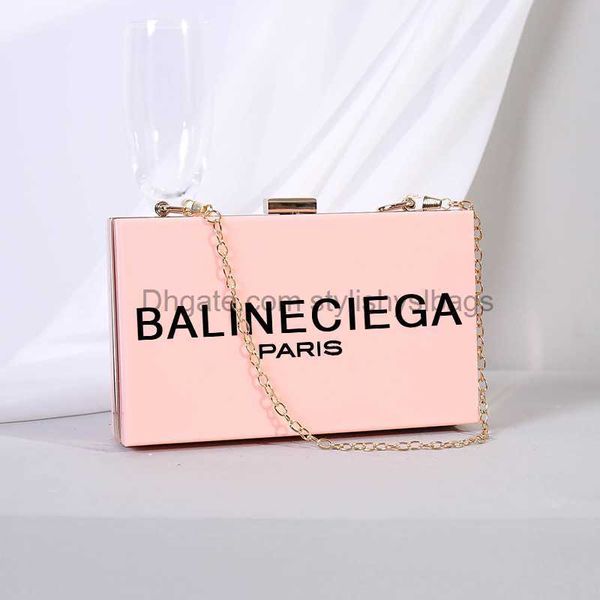 

luxury bag designer bag crossbody bag women bags dinner bag shoulder bag chain bag acrylic bag clear bag solid color bag square bag stylishy