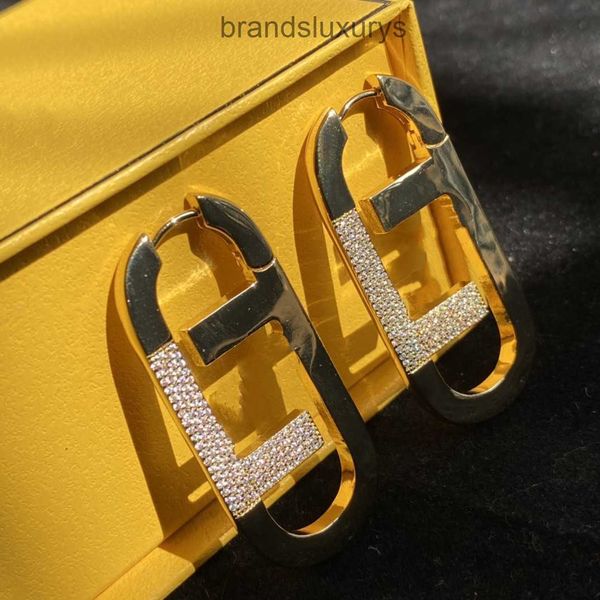 

pendant designer letter stud earrings luxury brand women earrings suitable for wedding party jewelry accessories3, Golden;silver