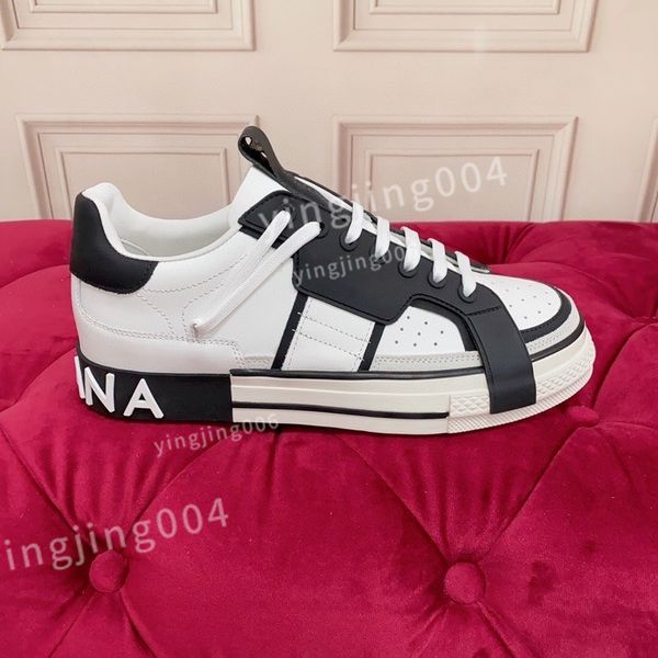 

new luxury designer men women open sneakers casual shoes platform vintage white pink beige sports breathable skate trainers mens shoe 36-45, Black