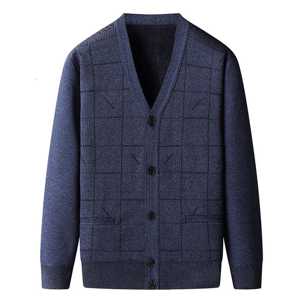 

men's sweaters cardigan men sweater knitted jacket coat mens v neck knitwear fashion print smart causal warm knitting 230828, White;black